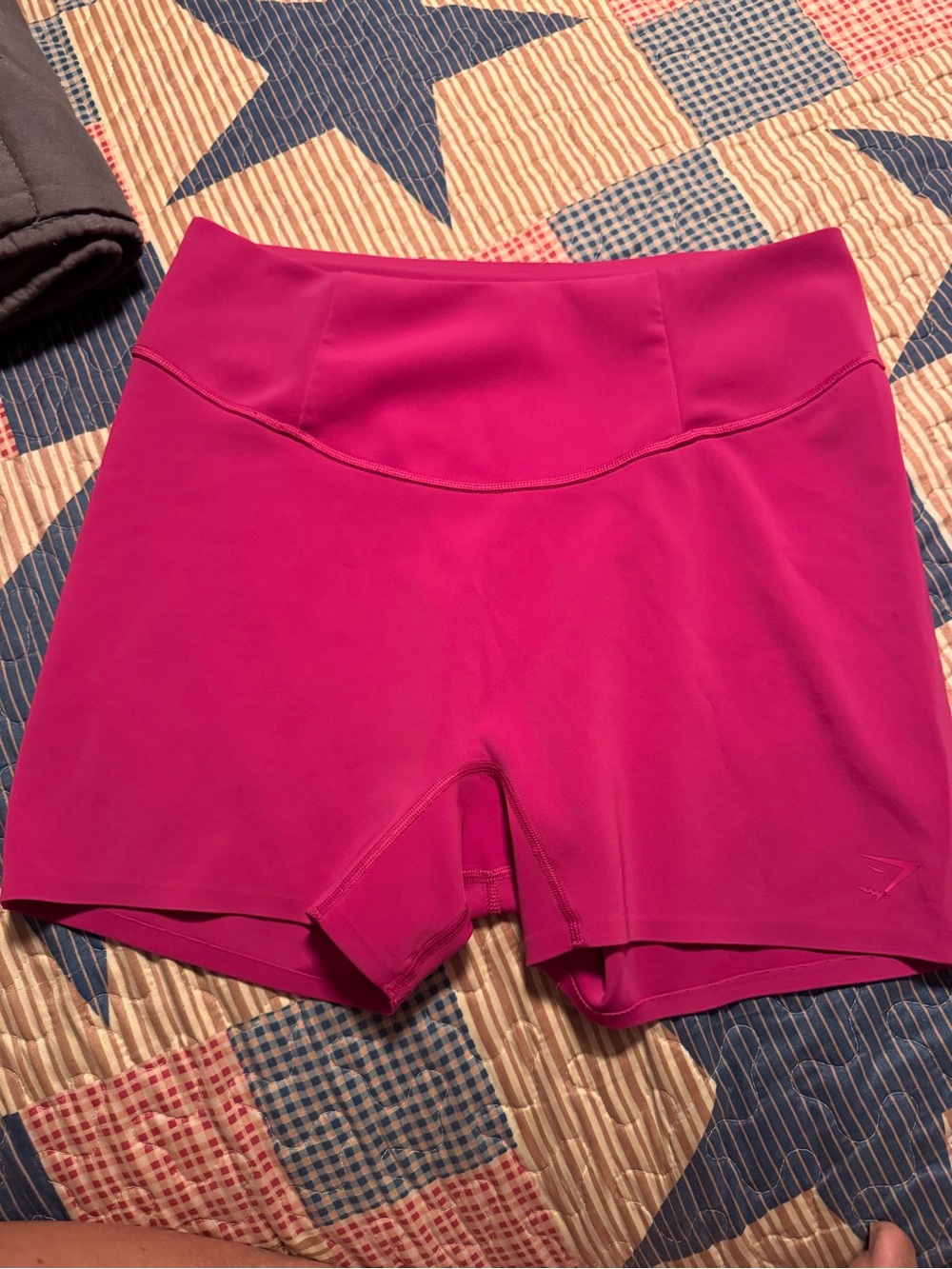Gymshark High-Waist Pink Athletic Shorts